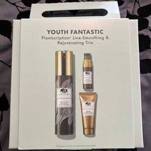 NIB - ORIGINS Youth Fantastic  Plantscription Line-Smoothing & Rejuvenating Trio
